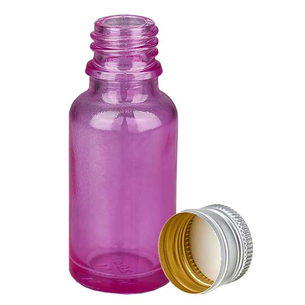 20ml Flasche 11mm Schraubverschluss Alu-Silberer Standard PurpleLine.UT18/20