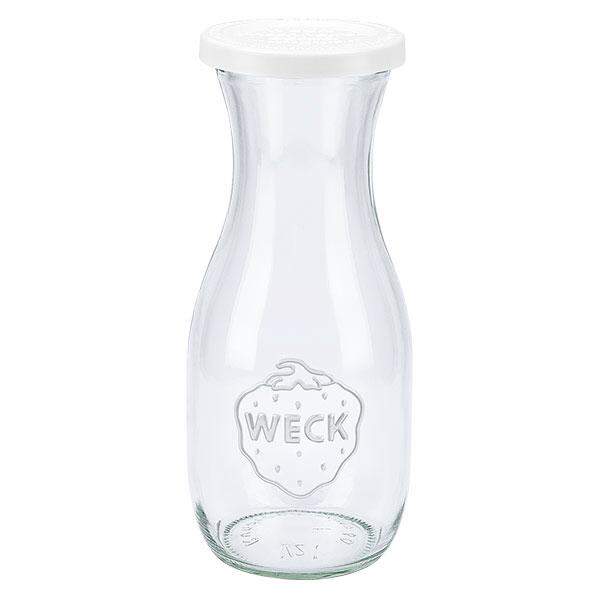 530ml Saftflasche mit Frischedeckel WECK RR60
