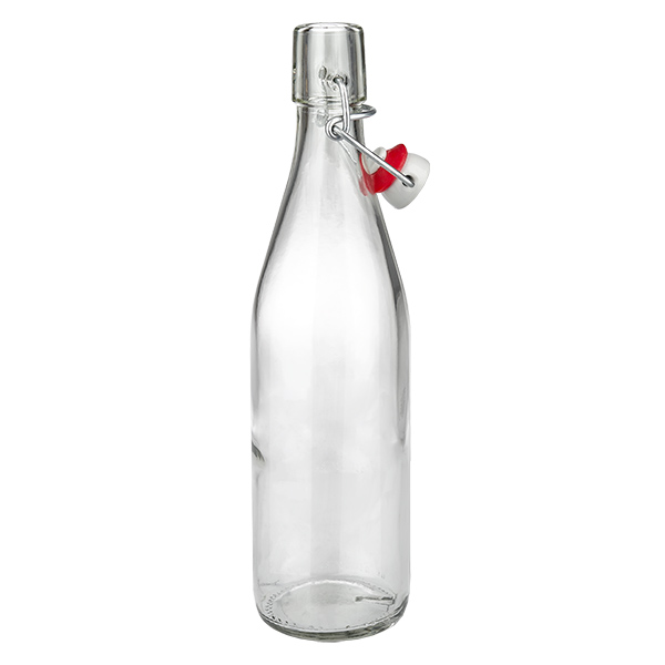 500ml Glasflasche und Bügelverschluss PVC UNiTWIST