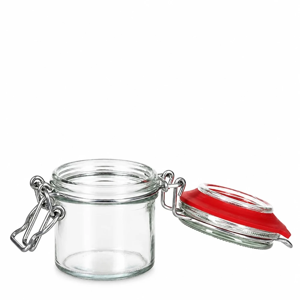 Barattolo da 135 ml, tipo G, con chiusura a clip UN.. Barattolo da 135 ml, tipo G, con chiusura a clip UN..
