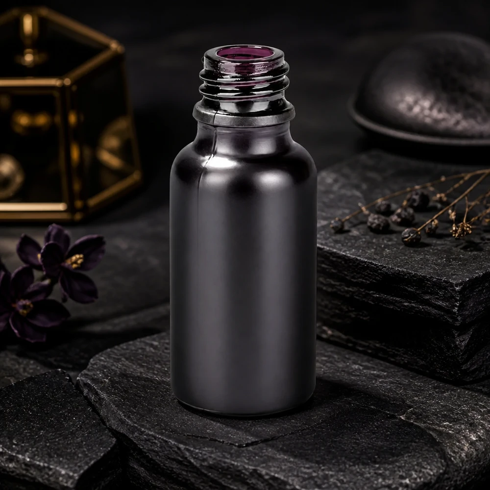 Flacone da 20 ml per farmacia BlackLine UT18/20 UNiTWIST Flacone in vetro nero da 20 ml con tecnologia UNiTWIST per applicazioni di laboratorio professionali