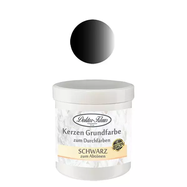 Doktor-Klaus Couleur de base pour bougies noir à teinter, 7gr