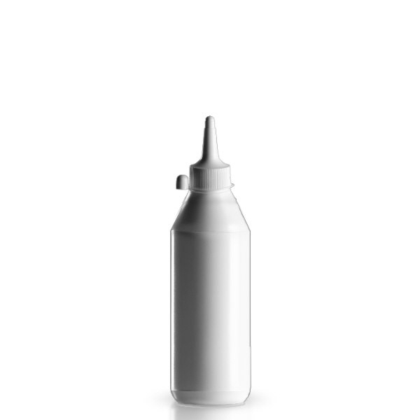 Bottiglia per lozioni da 250 ml con cinghia di ritenzione Bottiglia per lozioni da 250 ml con cinghia di ritenzione
