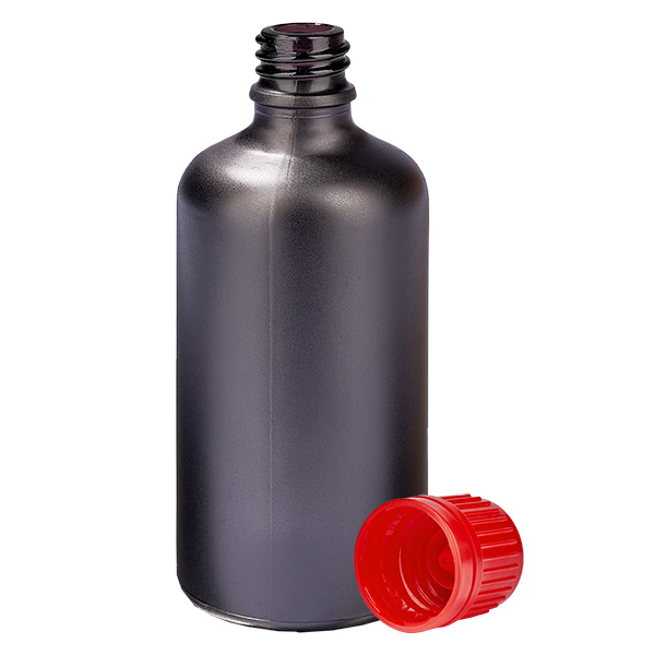 Bottiglia da 100ml 11mm SV rosso OV BlackLine UT18/100 Bottiglia da 100ml 11mm SV rosso OV BlackLine UT18/100