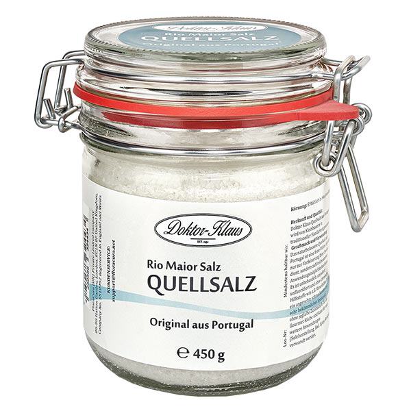 Quellsalz (Rio Maior) aus Portugal 450g Doktor-Klaus