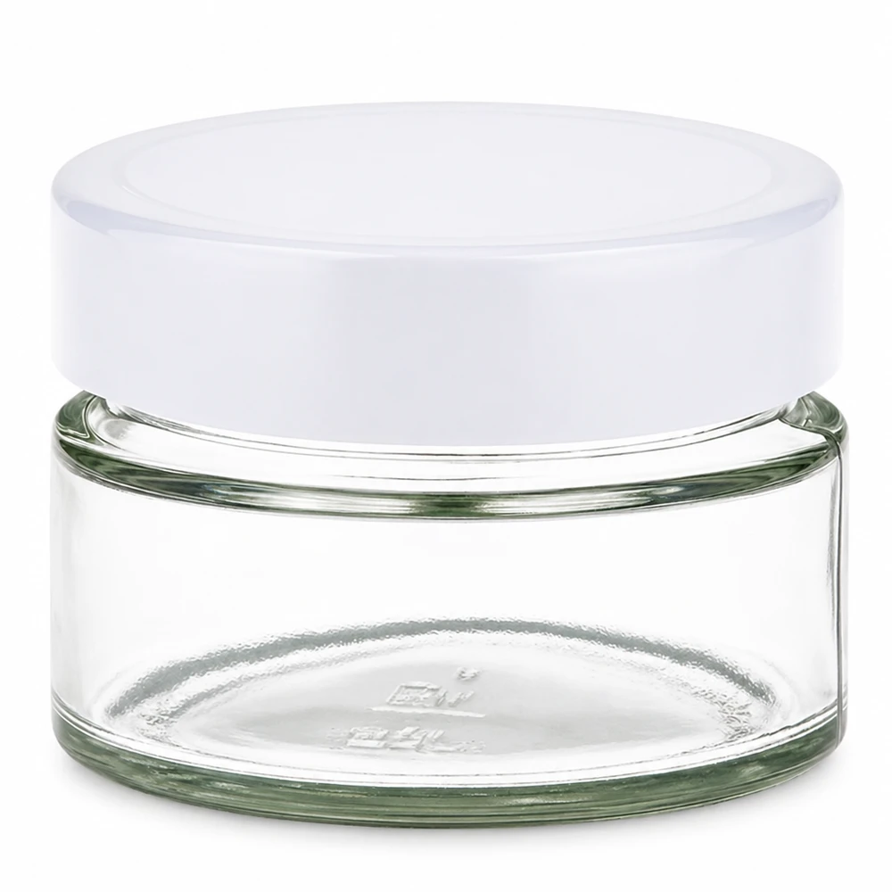 130ml Rundglas + BasicSeal Deckel weiß UNiTWIST