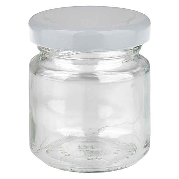 53ml Rundglas mit BasicSeal Deckel weiß UNiTWIST