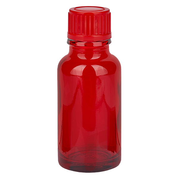 20ml Flasche 11mm Schraubverschluss rot Standard RedLine UT18/20