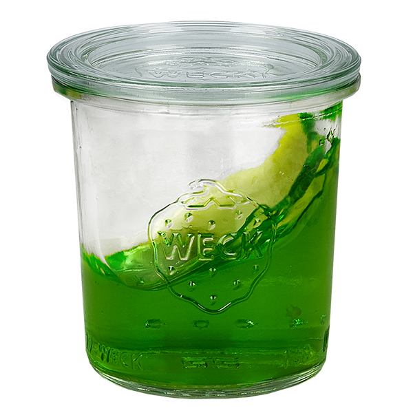 24er Set Weck Gläser 140 ml Sturzgläser mit 24 Glasdeckeln