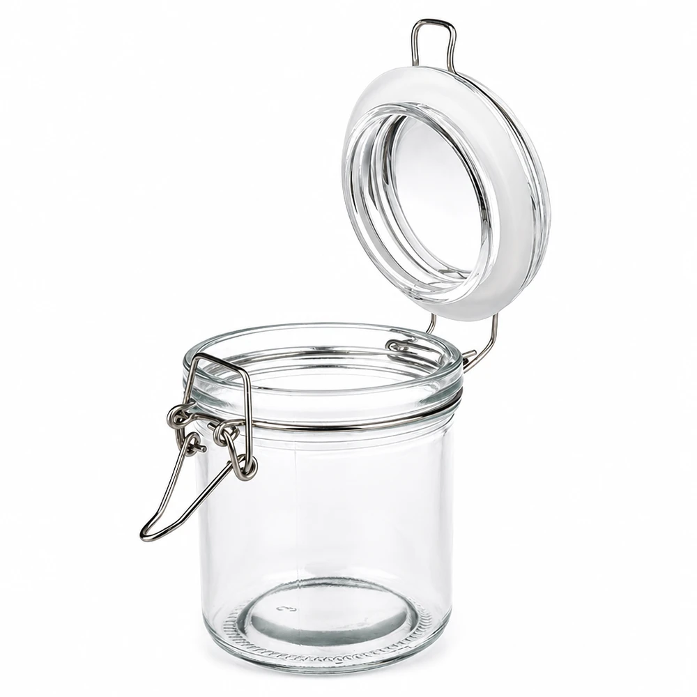 250ml Vorratsglas mit Silikonring und Bügelverschluss UNiTWIST Barattolo piccolo da 250 ml con coperchio a cerniera ideale per spezie e piccole porzioni