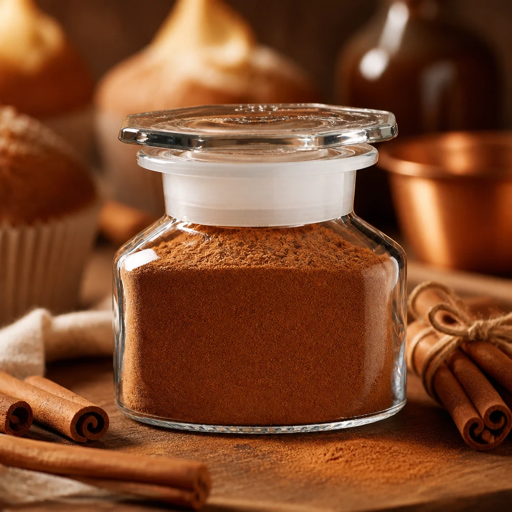 Idea barattolo per spezie: bottiglia a collo alto da 50 ml in vetro trasparente a bocca larga Barattolo in vetro trasparente da 50 ml, forma a petto dritto, con coperchio in vetro, per spezie e ingredienti da forno