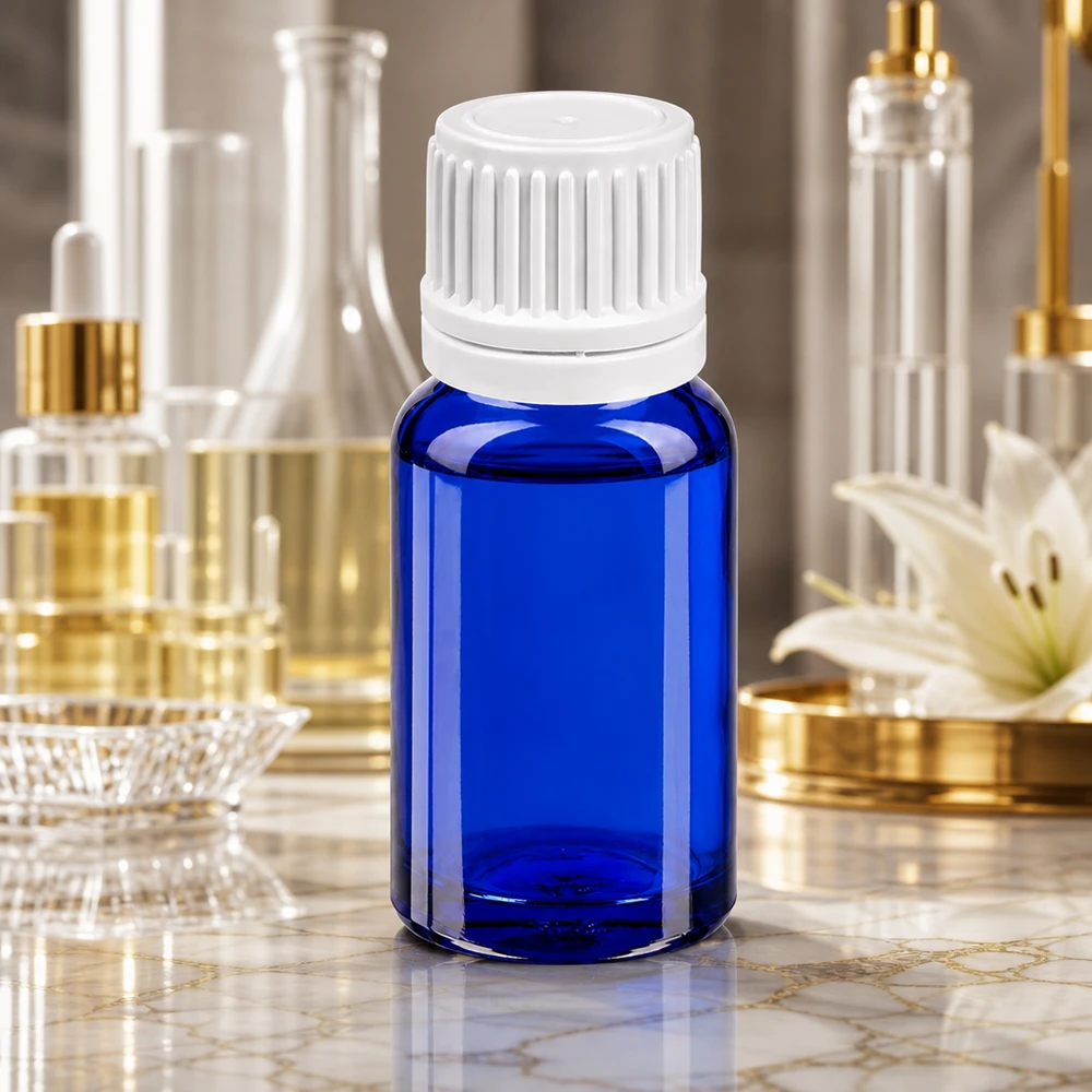 10ml Flasche 11mm Schraubverschluss weiß Originalitätsverschluss BlueLine UT18/10 10ml Flasche 11mm Schraubverschluss weiß Originalitätsverschluss BlueLine UT18/10