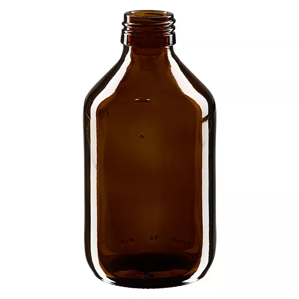 Flacone per medicinali da 250ml marrone, senza tappo PP28 ApoGlas