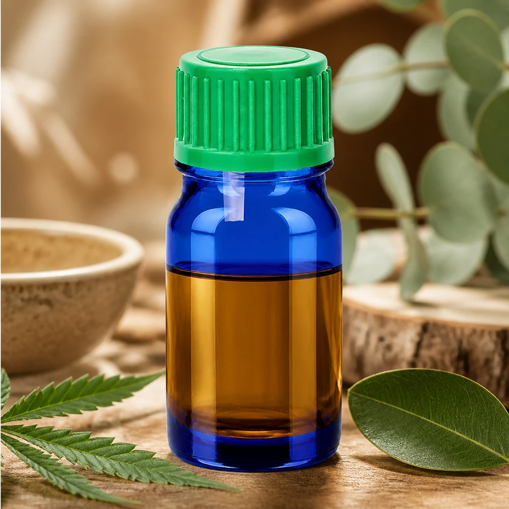 Flacone contagocce da 5 ml di alta qualità con tappo verde antiscivolo per uso professionale