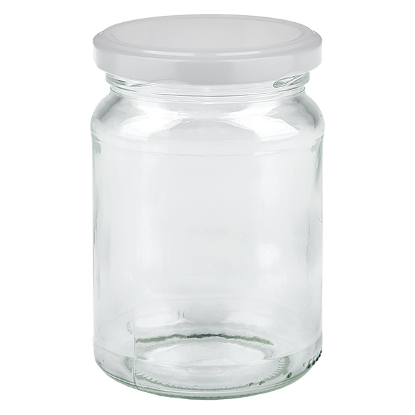 205ml Rundglas mit BasicSeal Deckel weiß UNiTWIST