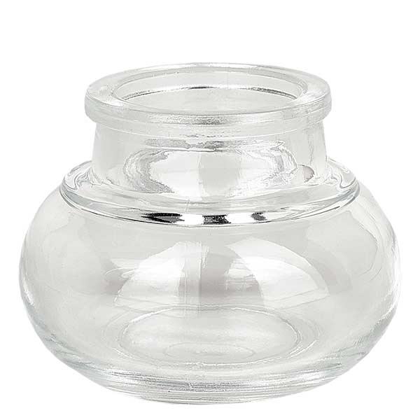 Pancia 40ml trasparente, apertura 27mm senza tappo 27,5/31,5 Pancia 40ml trasparente, apertura 27mm senza tappo 27,5/31,5