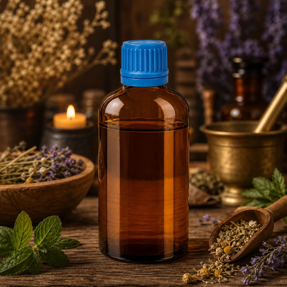 100ml Flasche 11mm Schraubverschluss blau Originalitätsverschluss BrownLine UT18/100 Pharmaqualität Glasflasche 100ml in braun mit auslaufsicherem Verschluss für sterile Lösungen