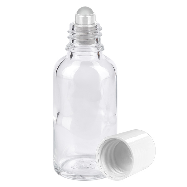 Flacone roll-on da 30 ml bianco STD ClearLine UT18/30 Flacone roll-on da 30 ml bianco STD ClearLine UT18/30