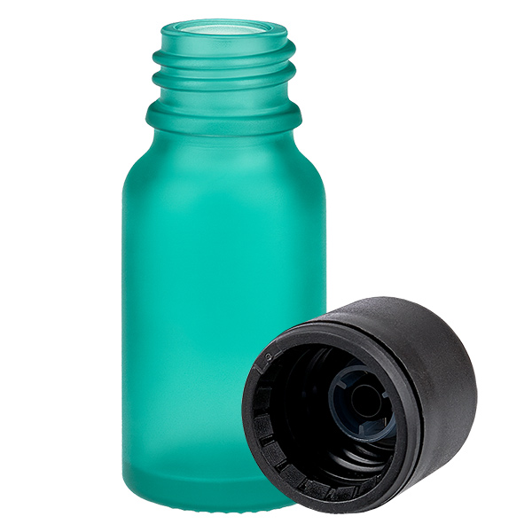 10ml Flasche 6mm Schraubverschluss schwarz Standard GreenLine UT18/10