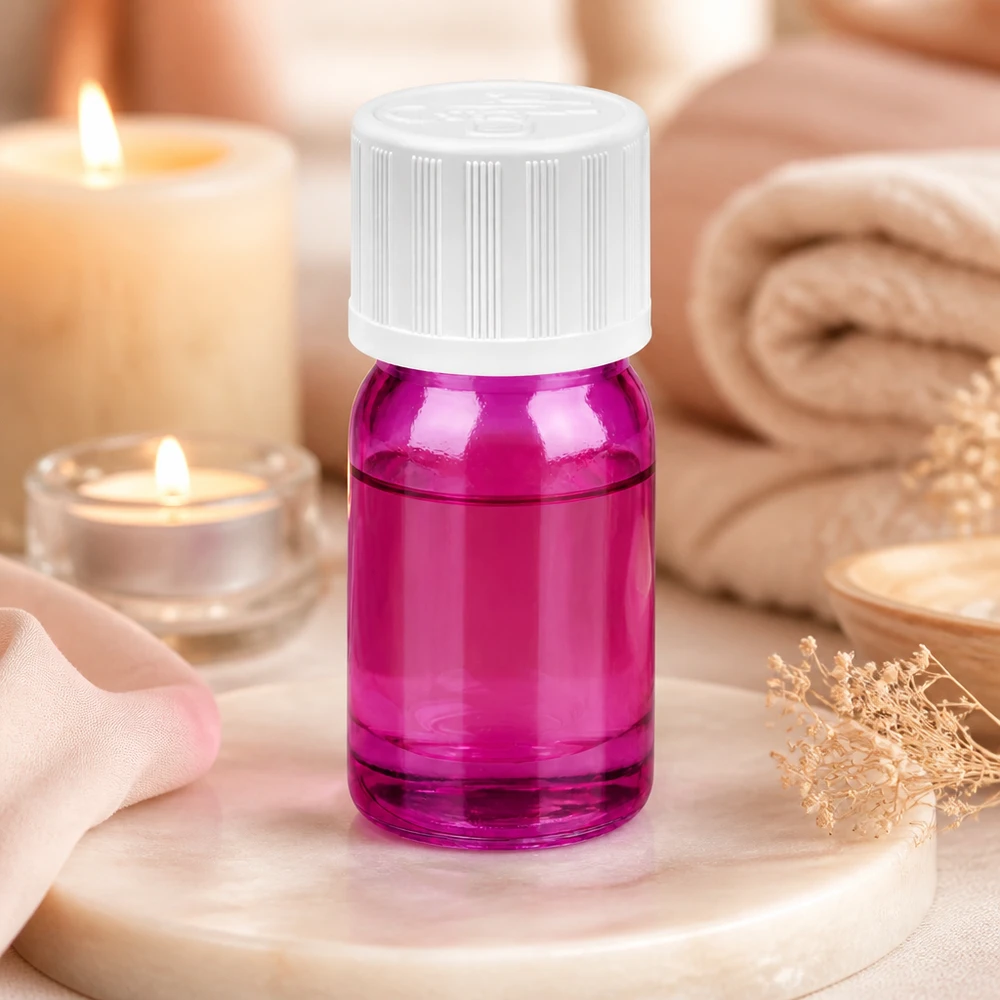 5ml Tropfflasche 1.2mm weiß Standard Kindersicher PurpleLine. UT18/5 Elegante violette 5ml Tropfflasche aus Glas perfekt für Reise und unterwegs