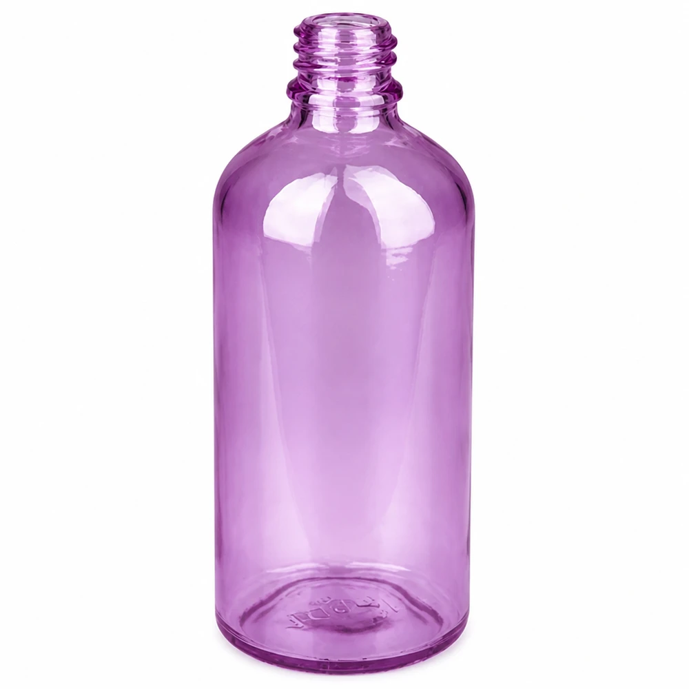 100ml Nasensprayflasche weiß/transparent Standard PurpleLine UT18/100 Kompakte 100ml violette Nasensprayflasche Standard Ausführung UT18 Gewinde für Sprühpräparate