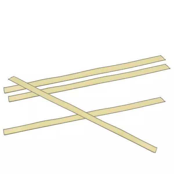 Clipbandverschluss flach gold (100er Pack) 180mm Clipbandverschluss flach gold (100er Pack) 180mm