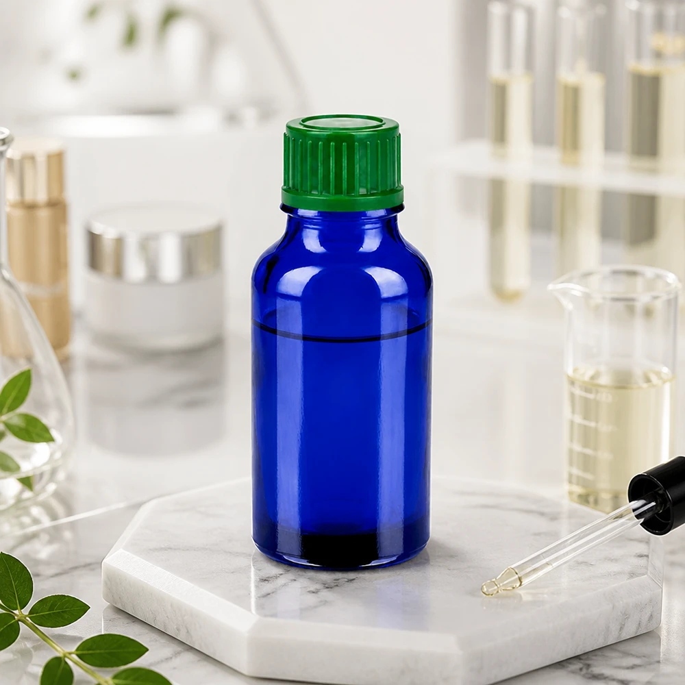 Flacone da 20ml 11mm SV verde STD BlueLine UT18/20 Bottiglia per pipette da 20 ml in vetro borosilicato blu con tappo BlueLine verde a prova di perdite