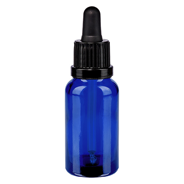 20ml Pipettenflasche schwarz Originalitätsverschluss BlueLine UT18/20