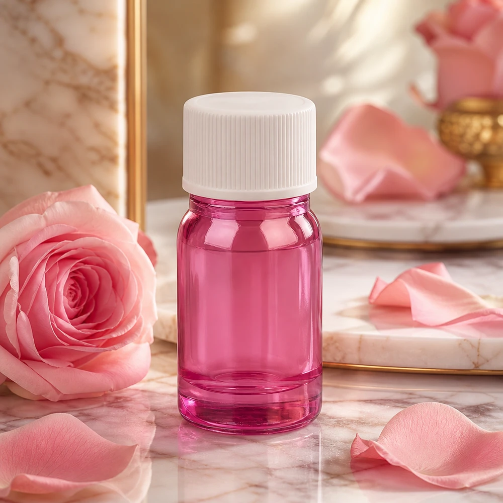 5ml Flasche 11mm Schraubverschluss weiss Standard PurpleLine UT18/5 5ml PurpleLine Flasche aus UV-schützendem Violettglas für lichtempfindliche Substanzen