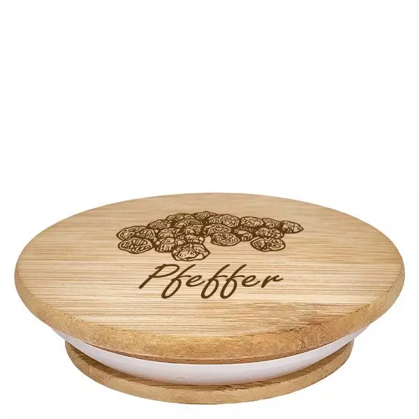 Holzdeckel "Pfeffer" für WECK RR60