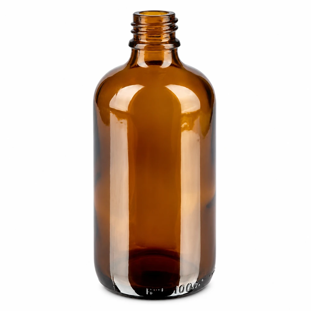 100ml Flasche 11mm Schraubverschluss blau Originalitätsverschluss BrownLine UT18/100 Hochwertige 100ml Glasflasche braun mit stabilem 11mm Verschlusssystem für professionelle Nutzung