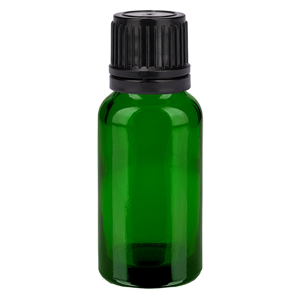 Flacone a pompa da 20 ml nero STD GreenLine UT18/20 Flacone a pompa da 20 ml nero STD GreenLine UT18/20