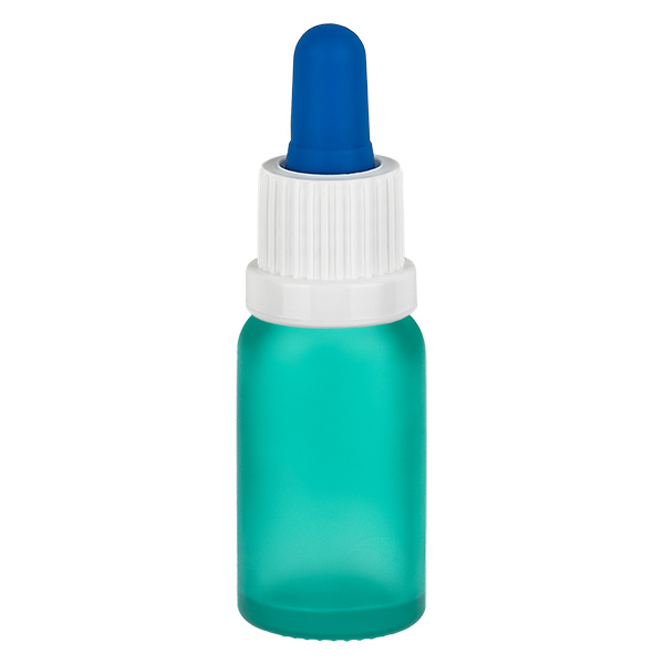 10ml Pipettenflasche weiß/blau Originalitätsverschluss GreenL. UT18/10