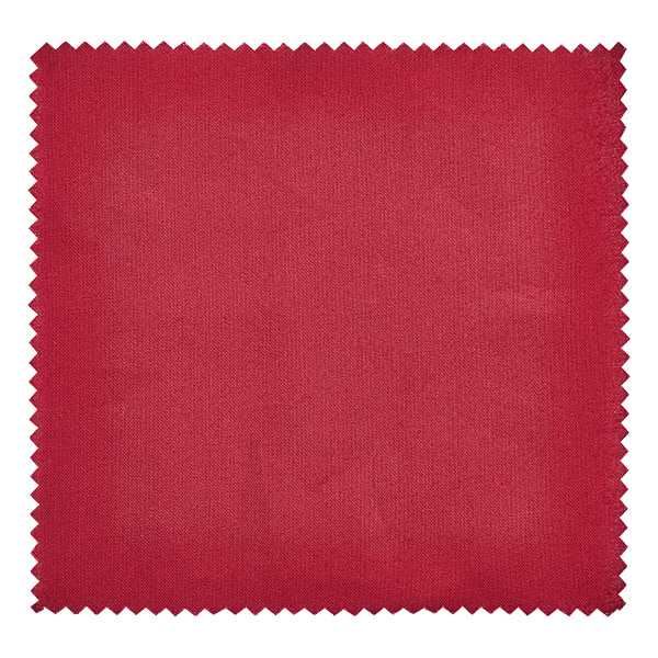 Tovaglietta decorativa in tessuto, rosso vino, 15 cm, quadrata