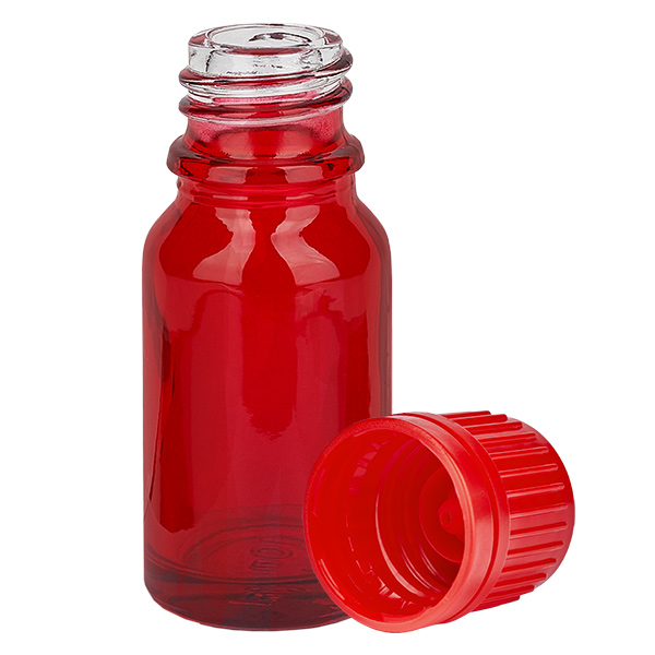 10ml Flasche 11mm Schraubverschluss rot Originalitätsverschluss RedLine UT18/10
