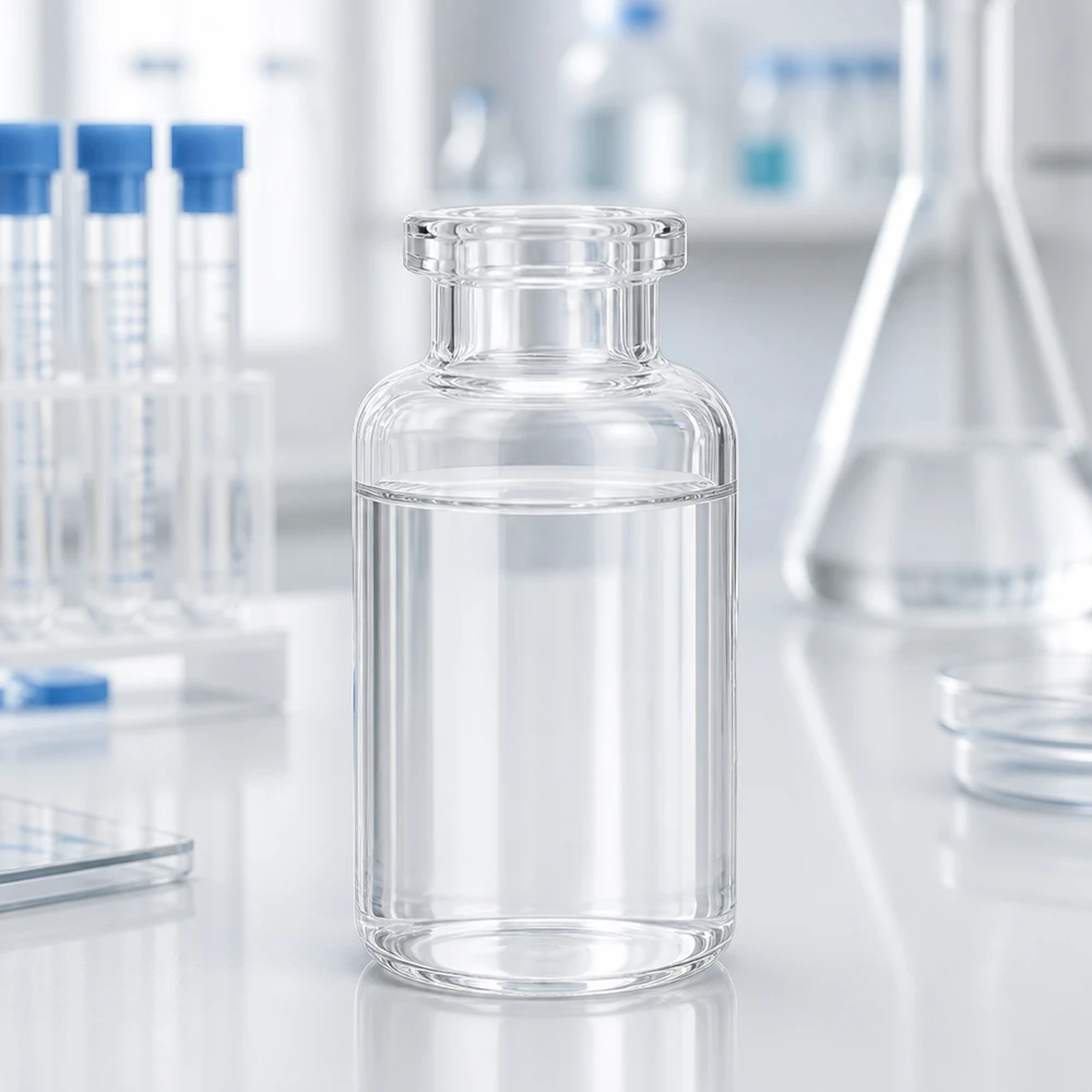 Injektionsflasche Klarglas 30ml Sterile Injektionsflasche aus Klarglas 30ml Füllvolumen für Medikamente und Wirkstoffe