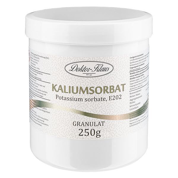 Kaliumsorbat (Potassium Sorbate) 250g Doktor-Klaus