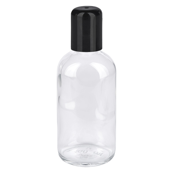 100ml Roll-On Flasche schwarz Standardverschluss ClearLine UT18/100