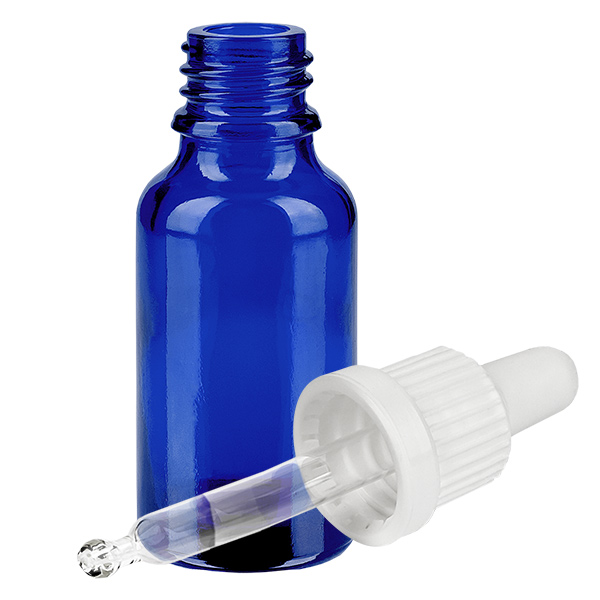 20ml Pipettenflasche weiß Originalitätsverschluss BlueLine UT18/20