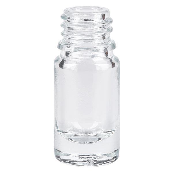 Klarglas Flasche 5ml DIN 18