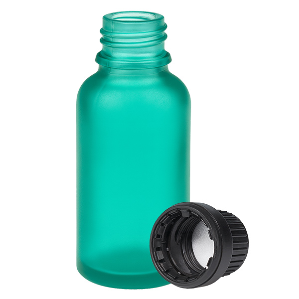 30ml Flasche 11mm Schraubverschluss schwarz Originalitätsverschluss GreenLine UT18/30