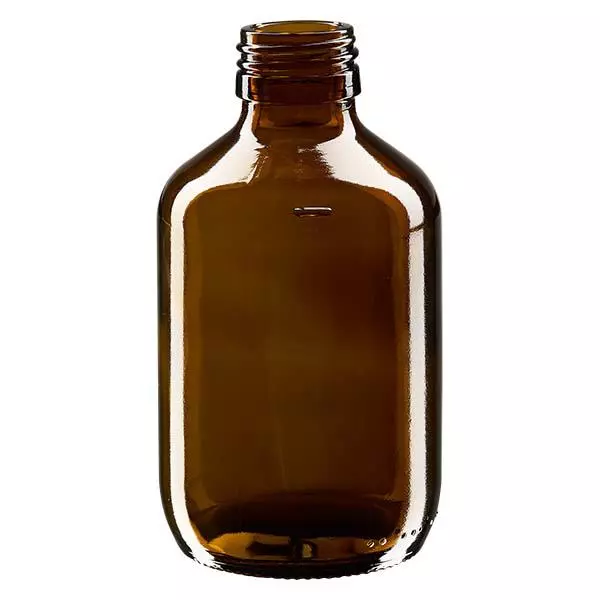 Flacone per medicinali da 200 ml marrone, senza tappo PP28 ApoGlas