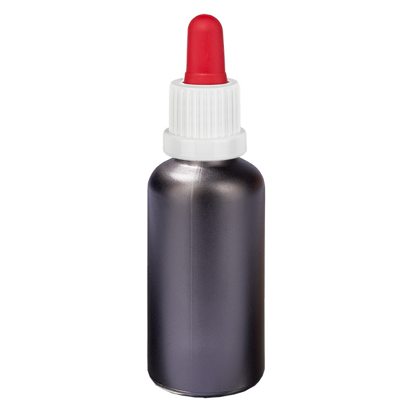50ml Pipettenflasche weiß/rot Originalitätsverschluss BlackLine UT18/50