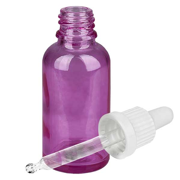 30ml Pipettenflasche weiss Originalität Schraubverschlusserschluss  PurpleLine UT18/30