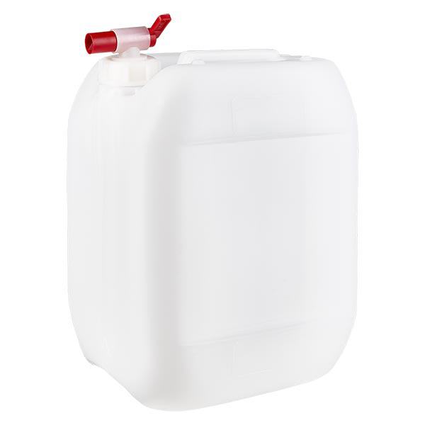 Tanica da 10 litri con rubinetto di scarico Tanica da 10 litri con rubinetto di scarico