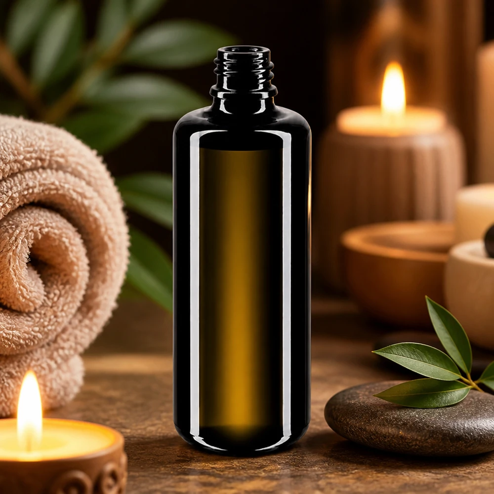 Violettglas Flasche 50ml DIN 18 (Mironglas) Miron Violettglas Tropfflasche Orion 50ml mit ergonomischem Design für komfortable Handhabung