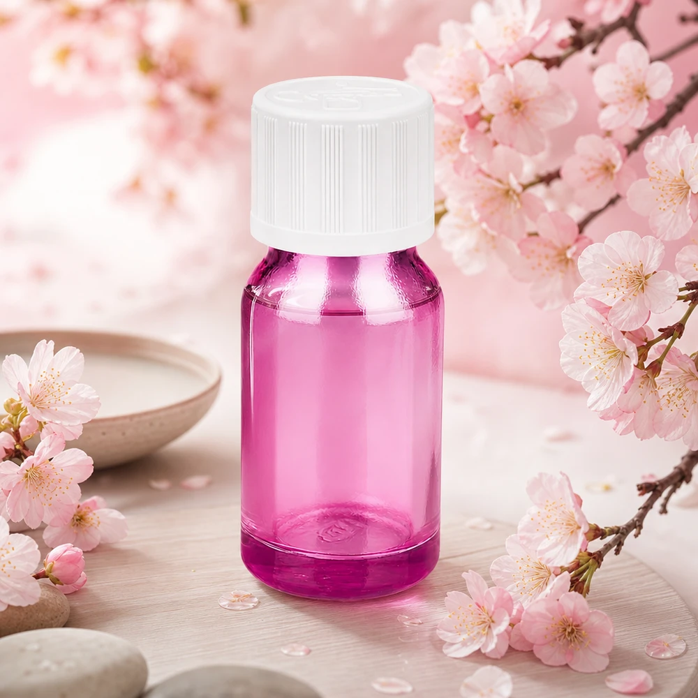 Flacone contagocce da 10 ml 1,2 mm bianco standard a prova di bambino PurpleLine.UT18/10 Flacone da 10 ml con inserto contagocce preciso per la cura e i trattamenti spot della pelle