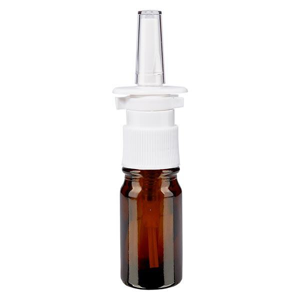 Flacone spray nasale marrone 5ml bianco/tr. STD ApoGlas Flacone spray nasale marrone 5ml bianco/tr. STD ApoGlas