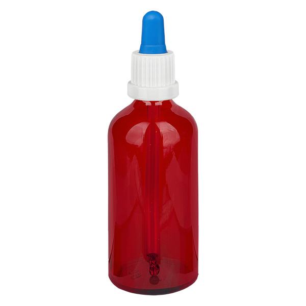 Flacone per pipette da 100 ml bianco/blu OV RedLine UT18/100 Flacone per pipette da 100 ml bianco/blu OV RedLine UT18/100