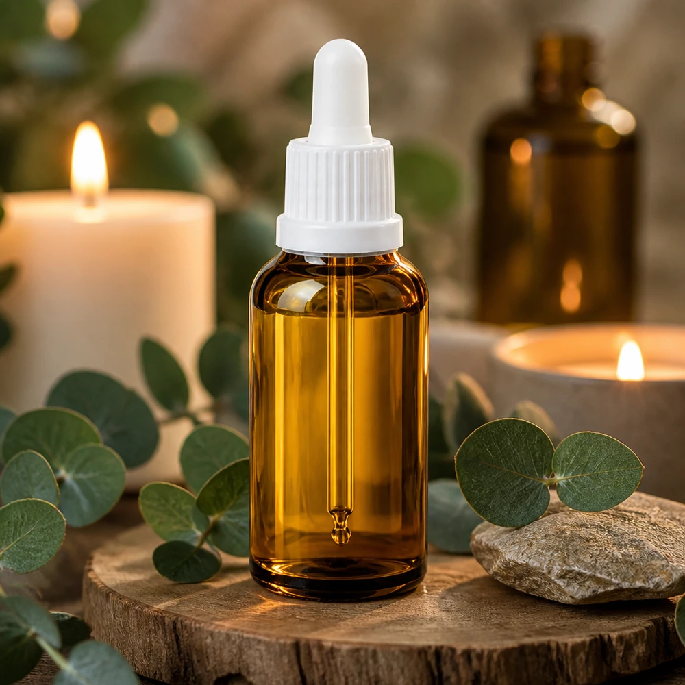 30ml Pipettenflasche weiß Originalitätsverschluss BrownLine UT18/30 Lichtgeschützte 30ml Glasflasche mit ergonomischem Tropfer für einfache Handhabung